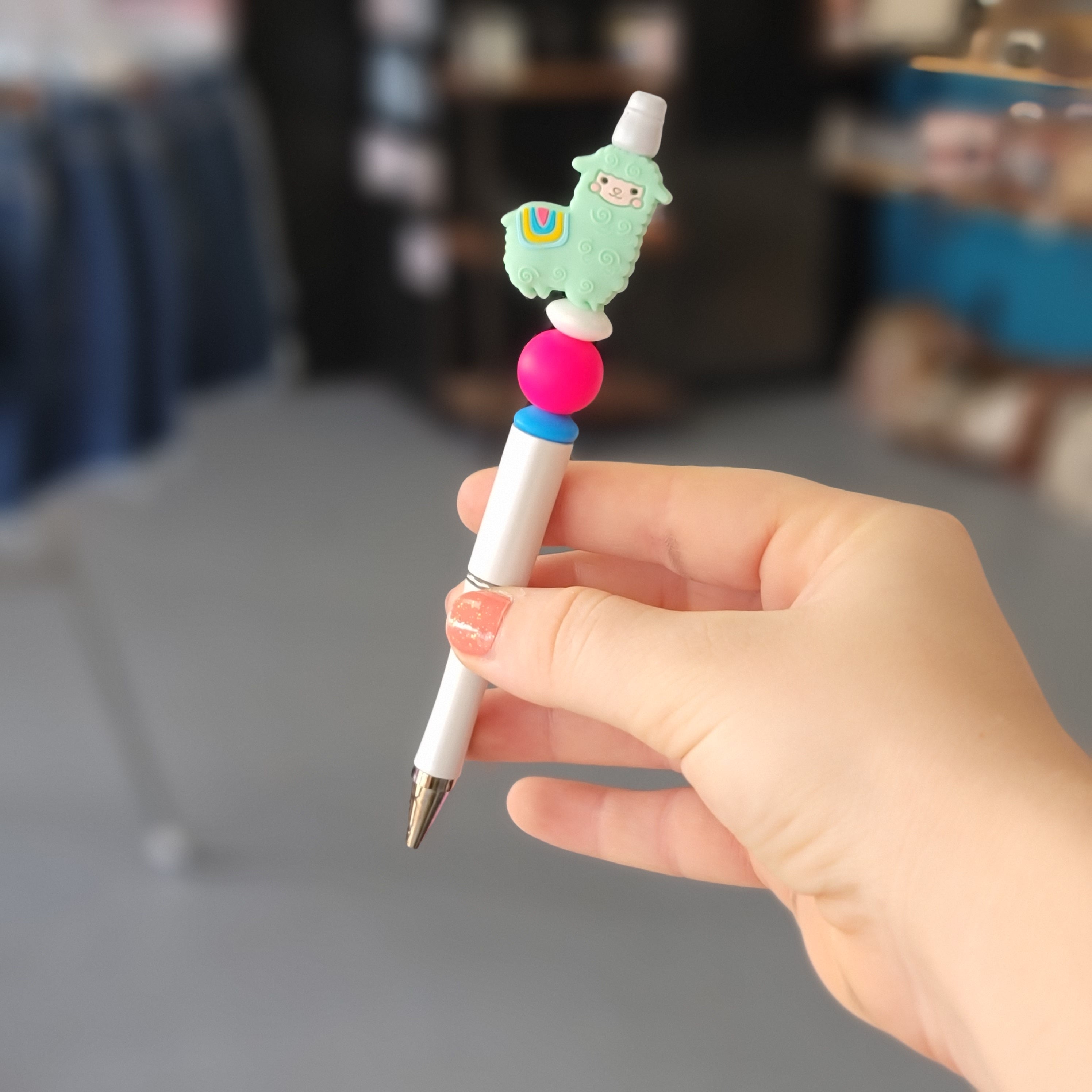 Cute Llama Bead Pen – Lilly Creek Boutique